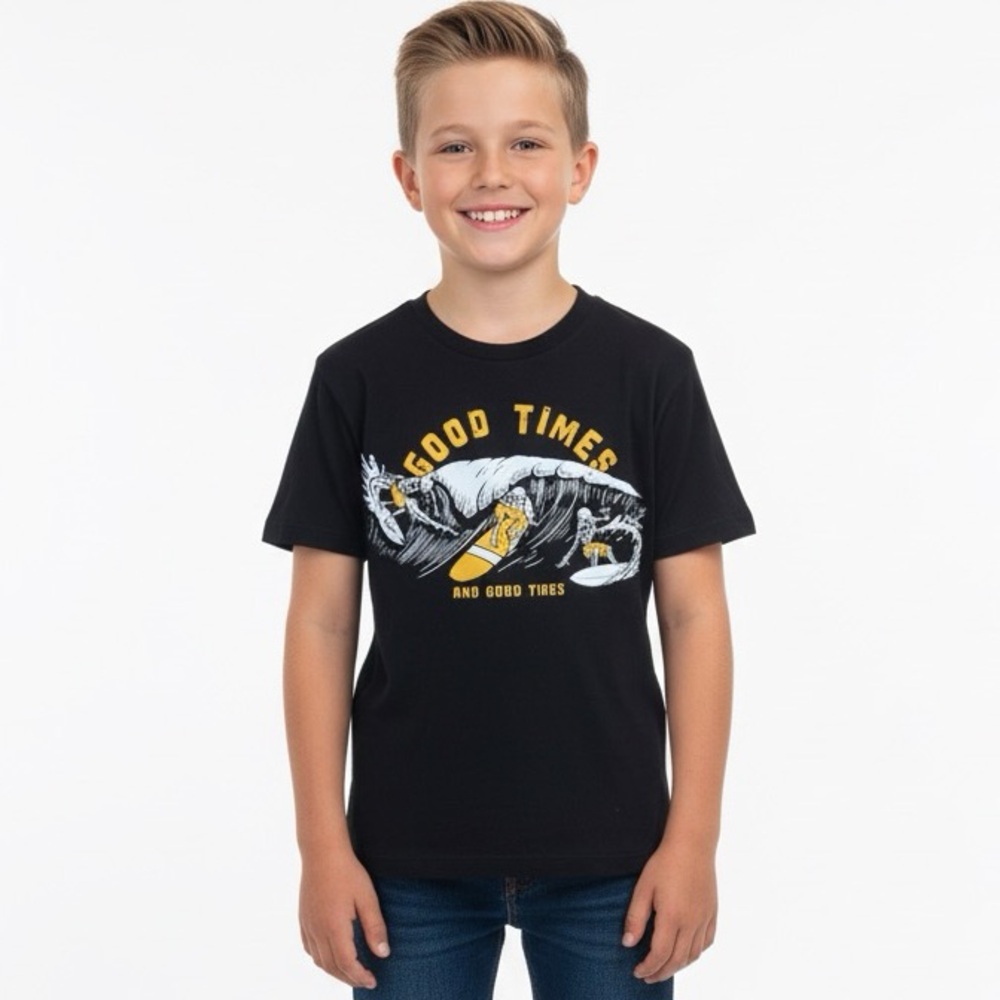 OLD NAVY Boys Surfwear Short Sleeve Graphic Tee